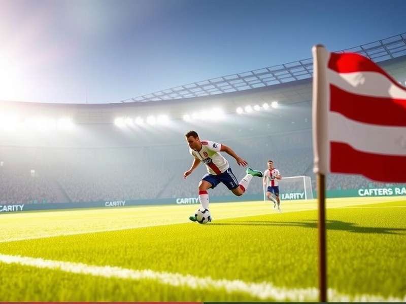 FIFA Gameplay screenshot showing intense match action