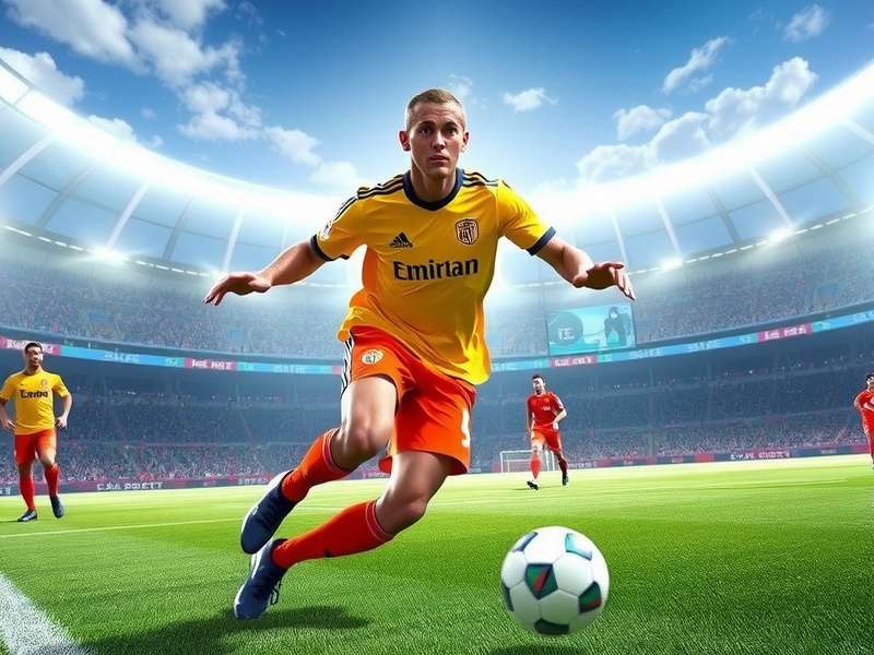 EA Sports FIFA gameplay screenshot showing realistic graphics