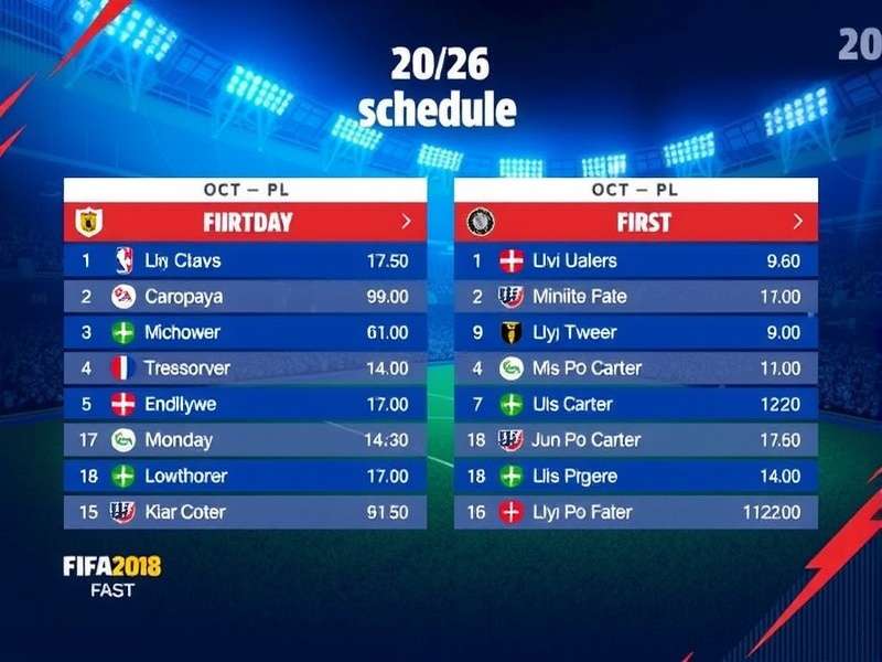 FIFA 2026 Game schedule visualization showing tournament timeline