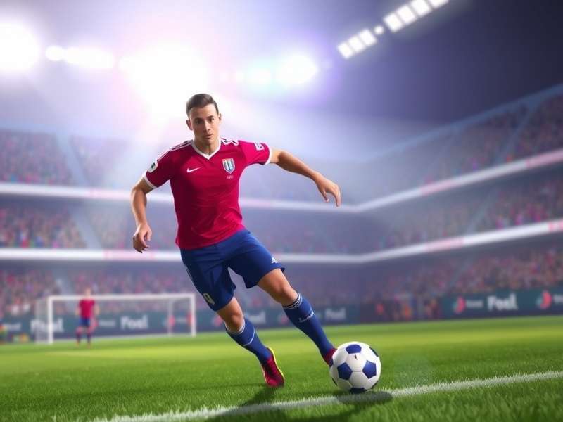 FIFA Game on Laptop Screen