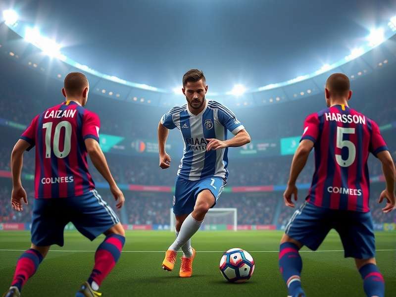FIFA Game 2025 gameplay screenshot showing realistic soccer simulation