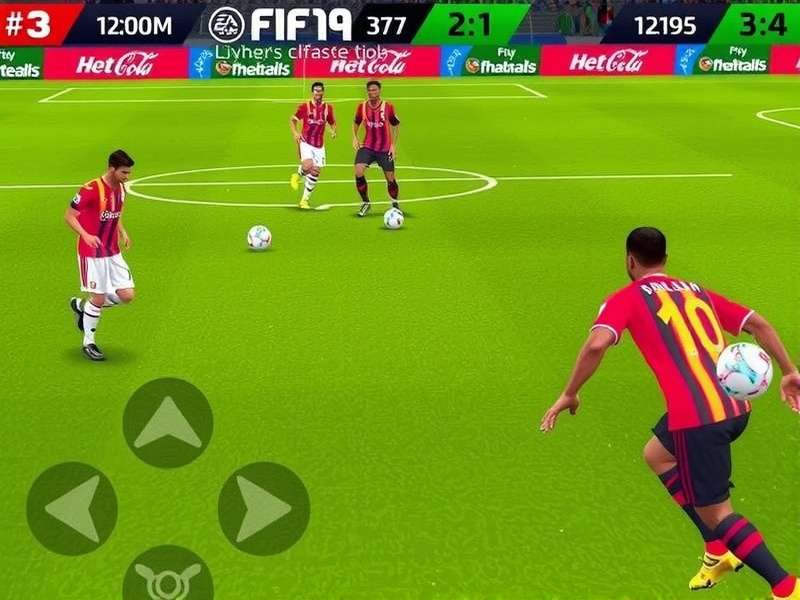 FIFA Mobile Android gameplay screenshot showing realistic graphics