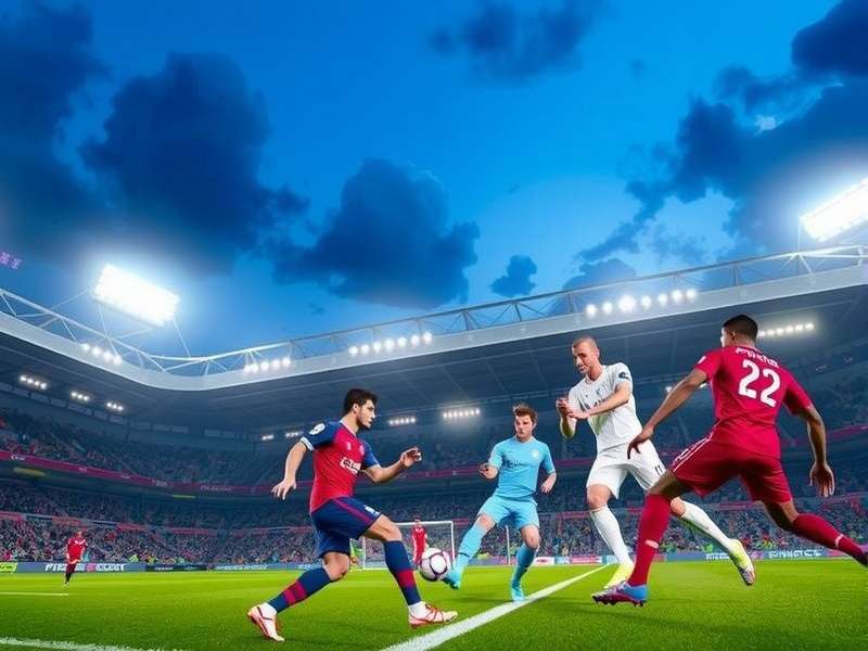 FIFA game free no download browser gameplay screenshot showing realistic graphics