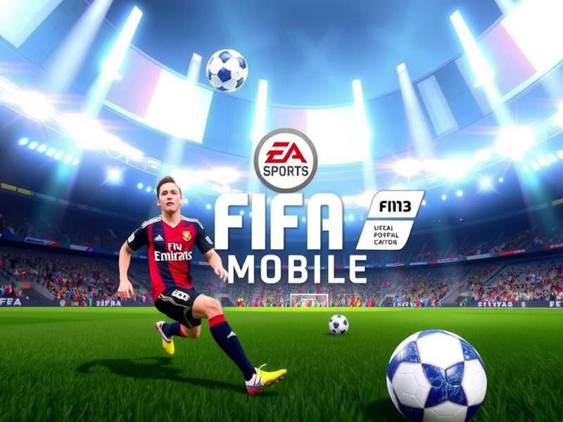 FIFA Mobile gameplay screenshot showing VS Attack mode on a smartphone