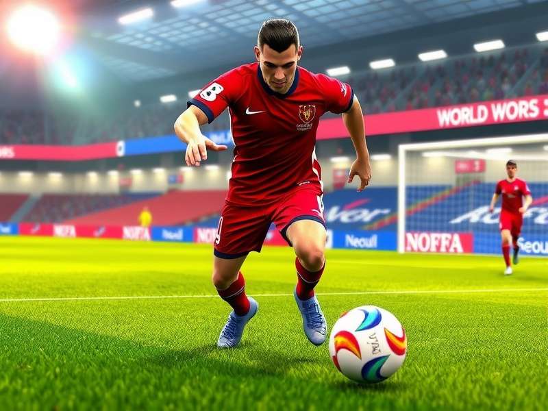 FIFA Game World Cup trophy ceremony scene