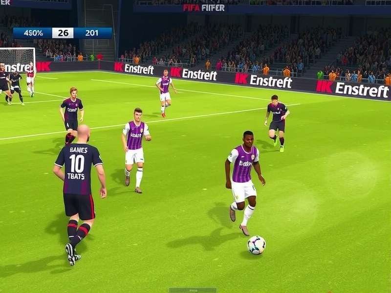 FIFA Football Game on PC Screen