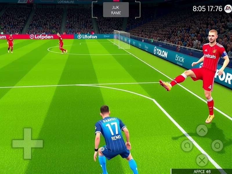 FIFA 25 gameplay on a Windows 10 PC showcasing stunning graphics