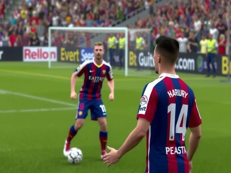 FIFA 24 Gameplay on PC showing realistic football graphics