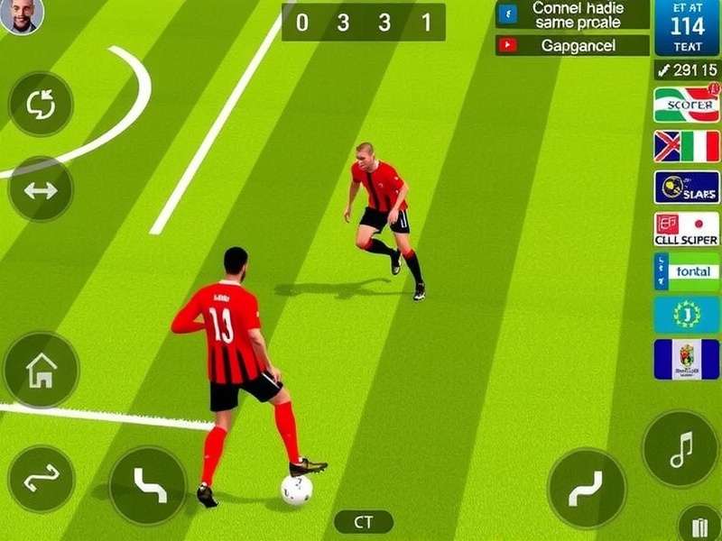 FIFA Gaming Setup with Multiple Screens