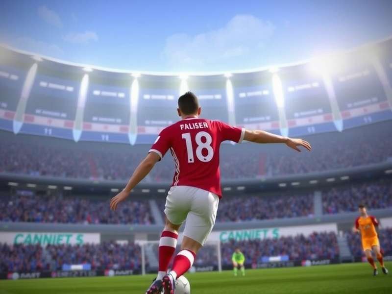 FIFA gameplay screenshot showing intense football action