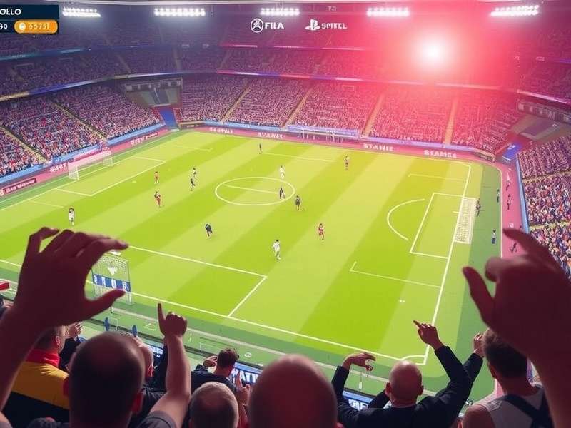 Music producer working on FIFA game soundtrack in studio