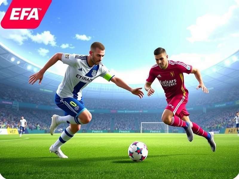 Tactical diagram showing the effective 4-2-4 formation in EA Sports FC Mobile