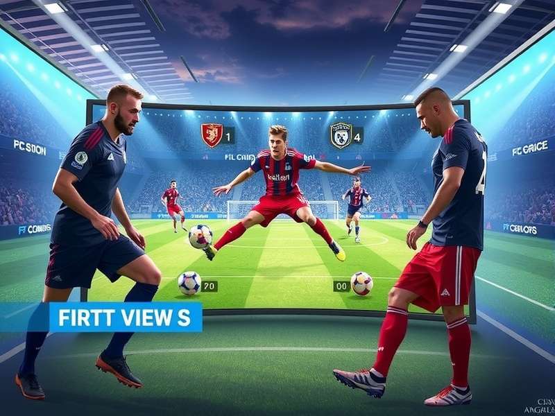 Fc Mobile squad building interface showing player cards