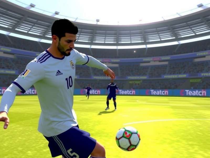 FIFA PC Gameplay screenshot showing realistic graphics and action