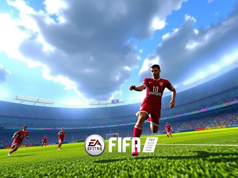 FIFA Online Game gameplay screenshot showing intense match action
