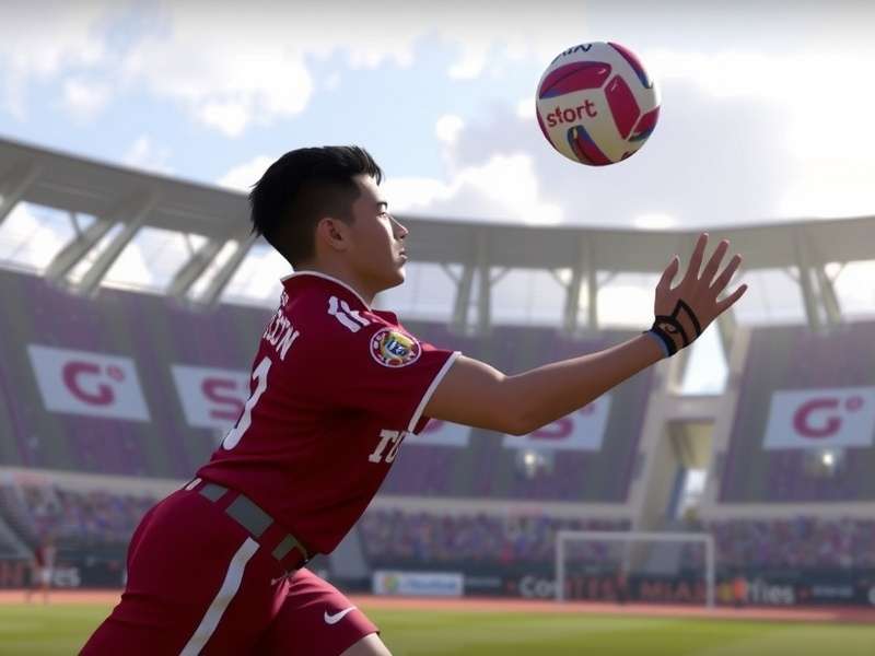 FIFA 25 Gameplay screenshot showing realistic player models and stadium atmosphere