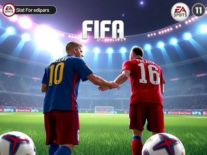 FIFA Online Play competitive match scene