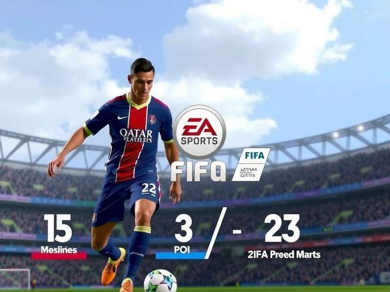 FIFA 23 PC gameplay screenshot showing realistic graphics and player animations