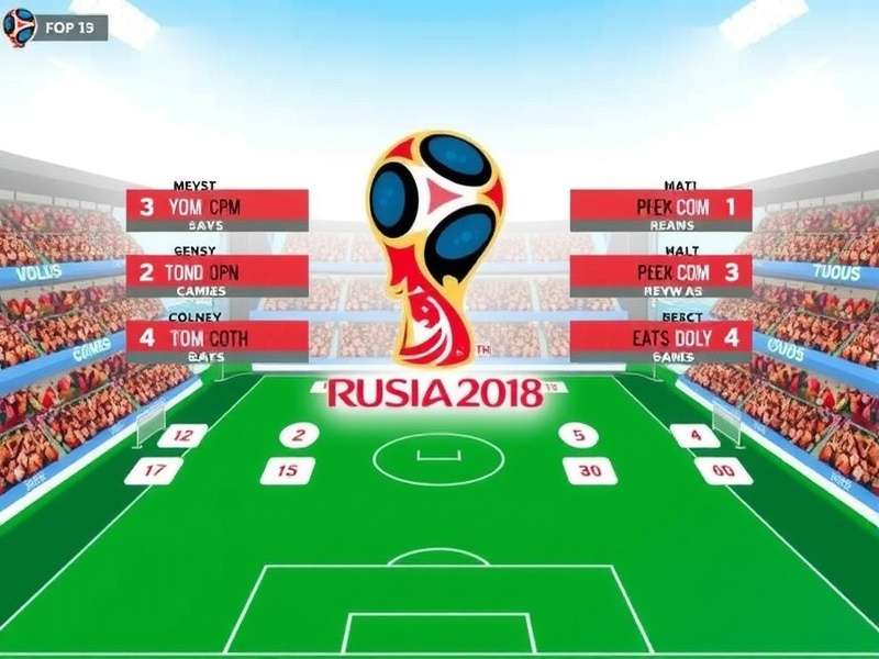 FIFA World Cup match stadium with crowd