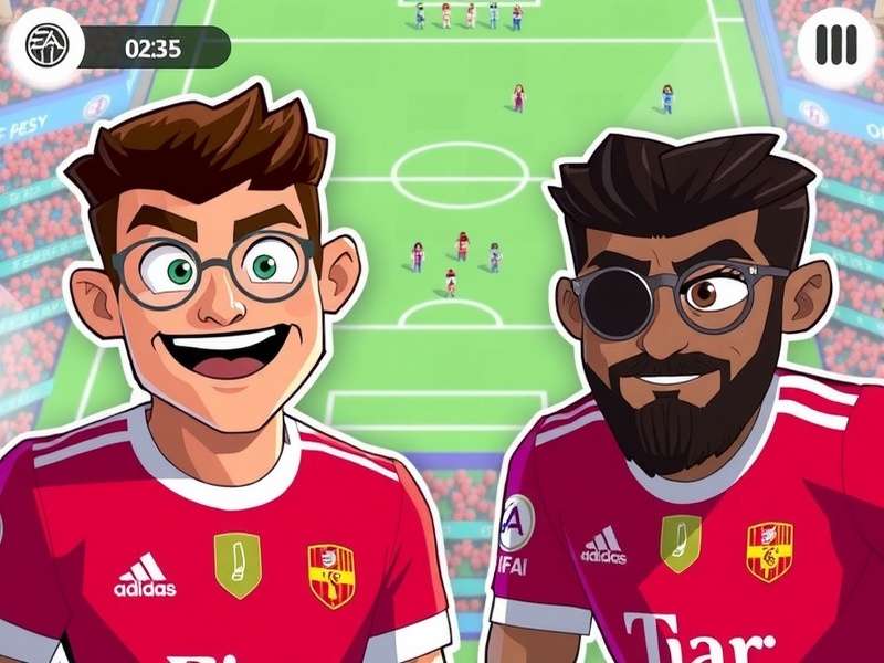 Collage of various funny FIFA glitch moments