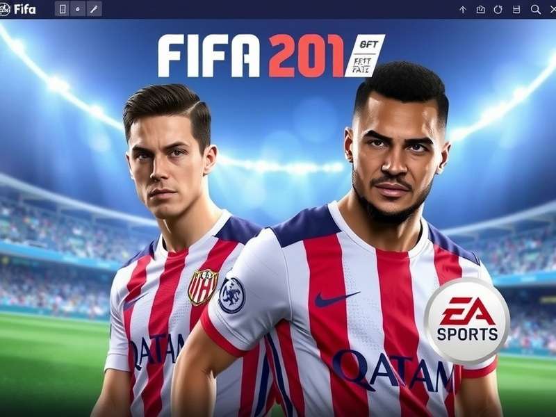 FIFA Mobile gameplay on smartphone showing realistic graphics