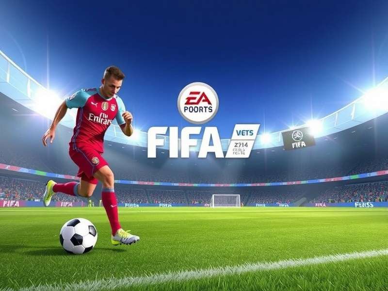 FIFA Game gameplay action shot showing a player dribbling past defenders