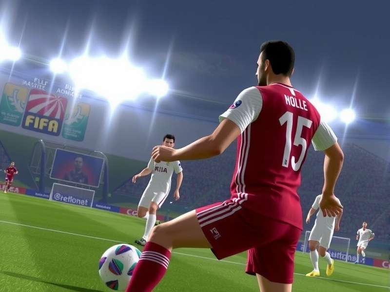 Indian gamer playing FIFA Game PC on a custom rig with RGB lighting and dual monitors