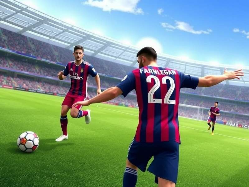 FIFA game running on Windows 10 laptop with football controller