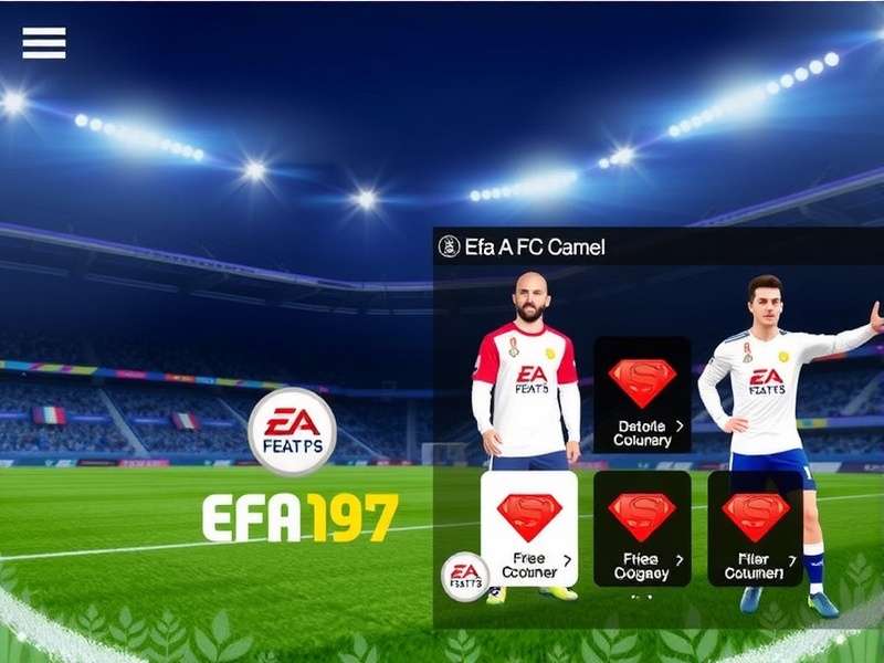 EA FC Mobile Store gameplay on mobile device with stadium atmosphere