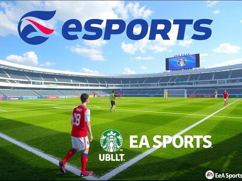 EA Sports FIFA football game action shot on PS5 controller background