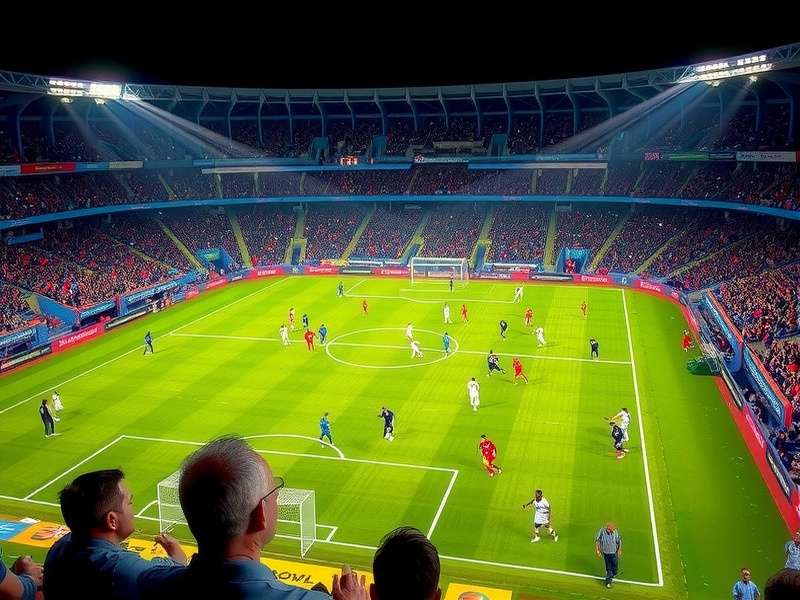 FIFA gaming tournament in Atlanta with players competing on large screens