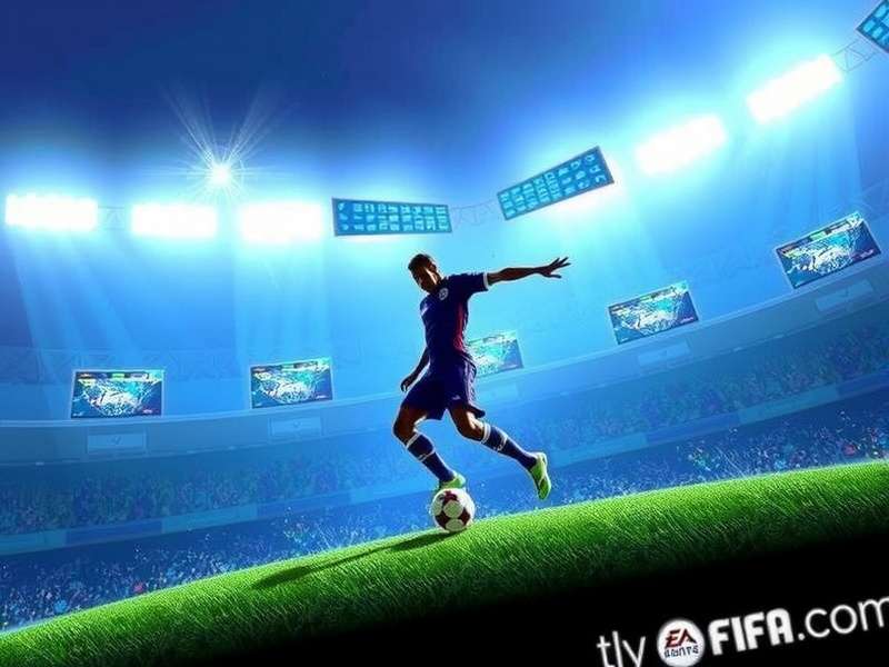 FIFA 25 gameplay on PC showing a stadium match with realistic graphics